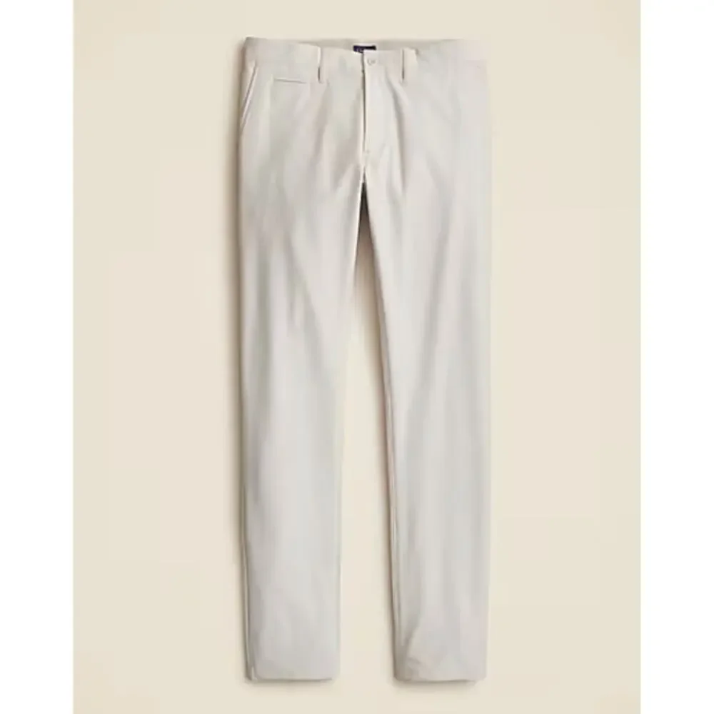 J Crew Mens Slim Fit Tech Pants 32 x 34 Ashen Taupe Chinos Tan CG696 J.Crew
